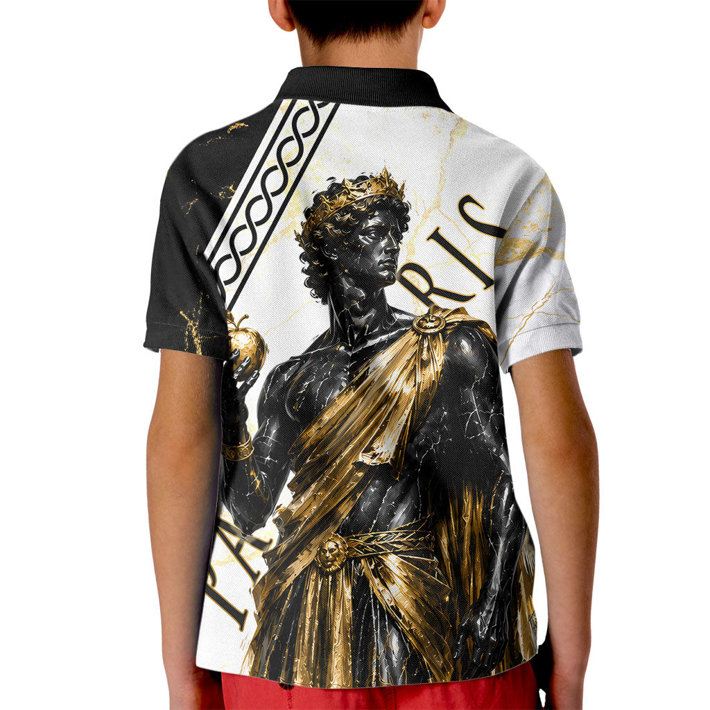 Paris Of Troy Kid Polo Shirt Golden Apple Ancient Greek Mythology