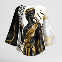 Paris Of Troy Kimono Sleeve Blouse Golden Apple Ancient Greek Mythology