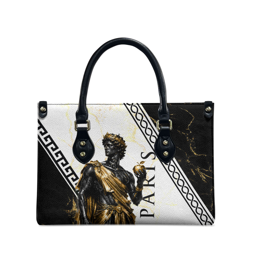 Paris Of Troy Leather Bag Golden Apple Ancient Greek Mythology