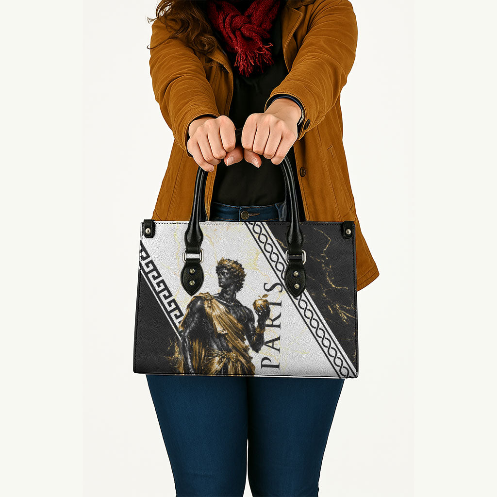 Paris Of Troy Leather Bag Golden Apple Ancient Greek Mythology