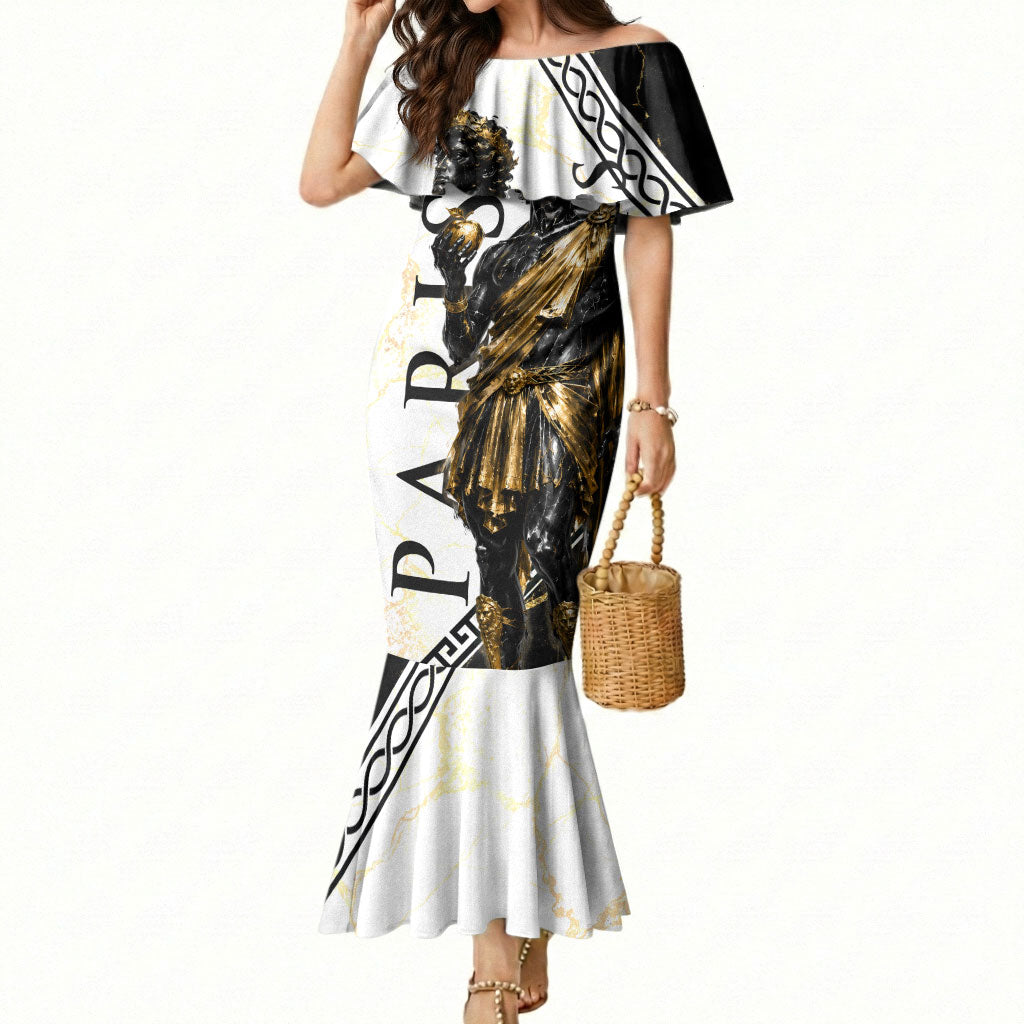 Paris Of Troy Mermaid Dress Golden Apple Ancient Greek Mythology