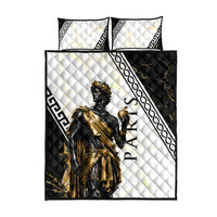 Paris Of Troy Quilt Bed Set Golden Apple Ancient Greek Mythology