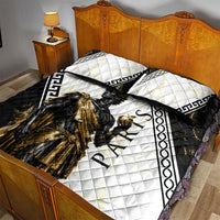 Paris Of Troy Quilt Bed Set Golden Apple Ancient Greek Mythology