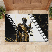 Paris Of Troy Rubber Doormat Golden Apple Ancient Greek Mythology