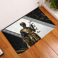 Paris Of Troy Rubber Doormat Golden Apple Ancient Greek Mythology