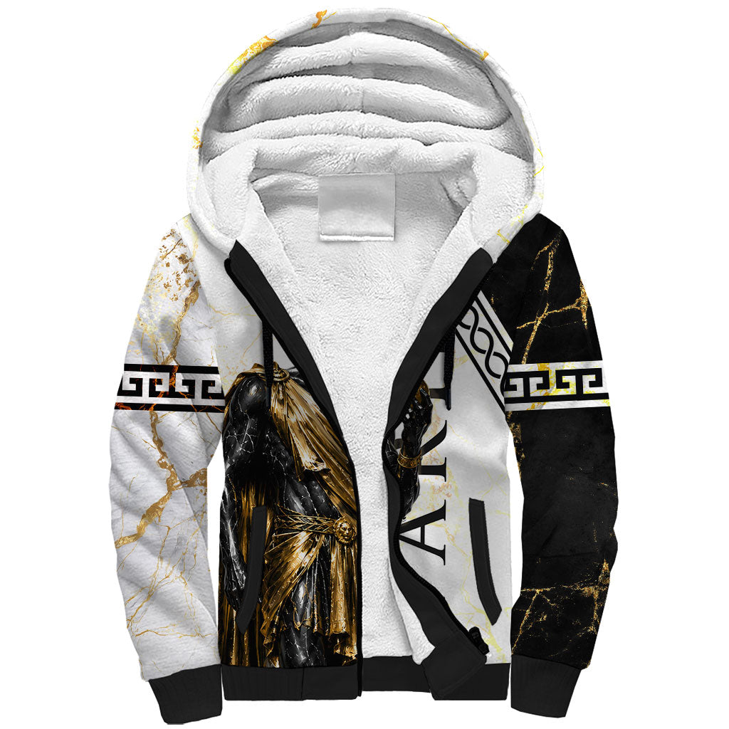 Paris Of Troy Sherpa Hoodie Golden Apple Ancient Greek Mythology