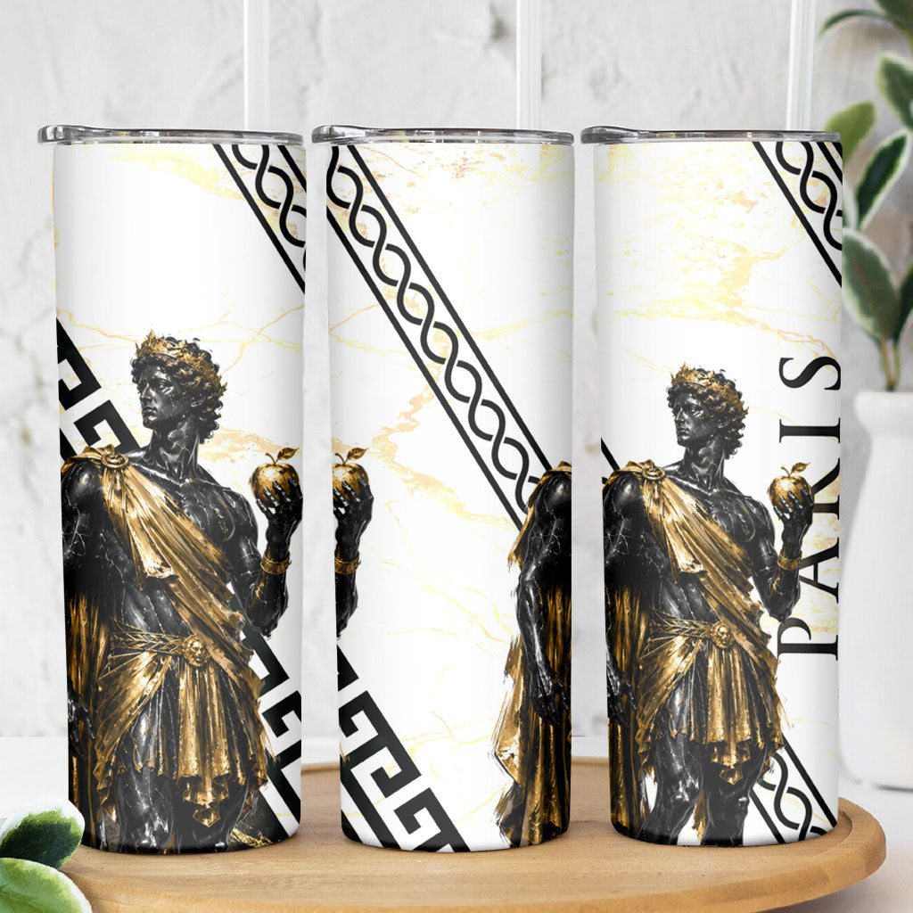 Paris Of Troy Skinny Tumbler Golden Apple Ancient Greek Mythology