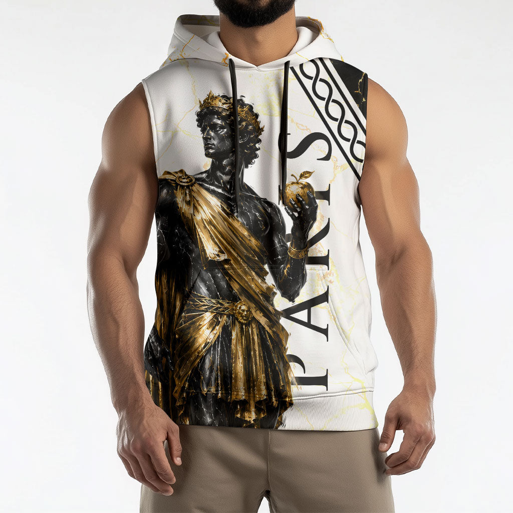 Paris Of Troy Sleeveless Hoodie Golden Apple Ancient Greek Mythology