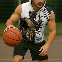 Paris Of Troy Sleeveless Zip Hoodie Golden Apple Ancient Greek Mythology