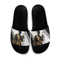 Paris Of Troy Slide Sandals Golden Apple Ancient Greek Mythology