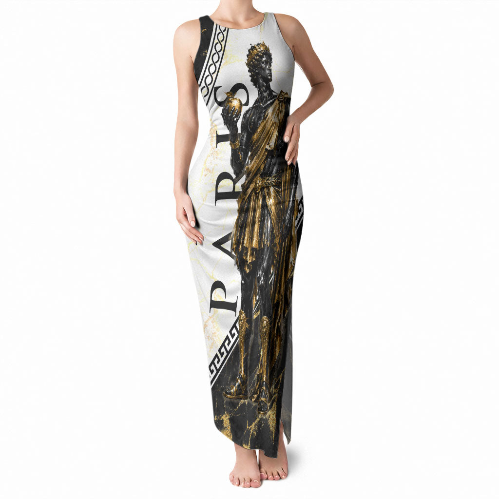 Paris Of Troy Tank Maxi Dress Golden Apple Ancient Greek Mythology