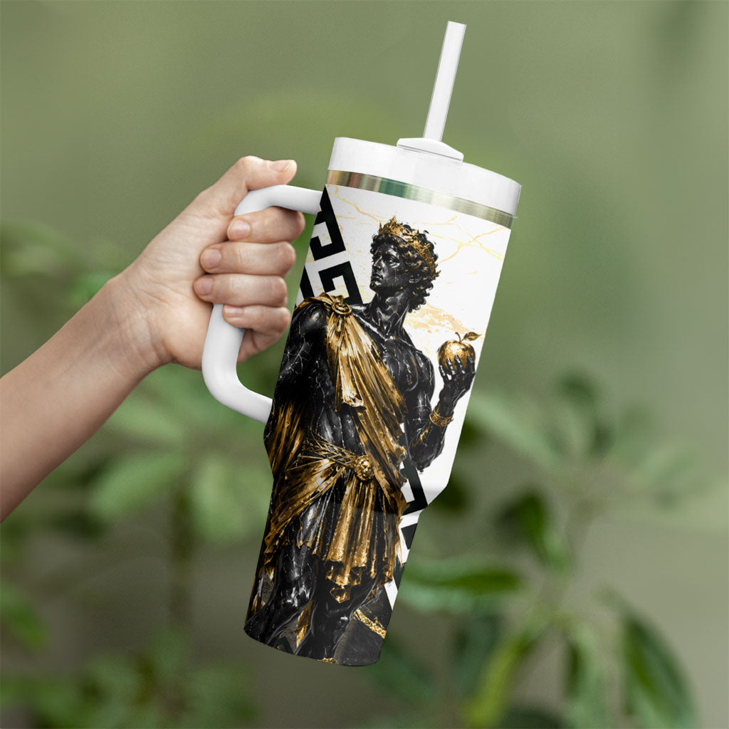 Paris Of Troy Tumbler With Handle Golden Apple Ancient Greek Mythology