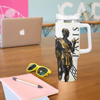 Paris Of Troy Tumbler With Handle Golden Apple Ancient Greek Mythology