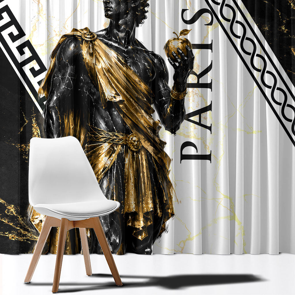 Paris Of Troy Window Curtain Golden Apple Ancient Greek Mythology
