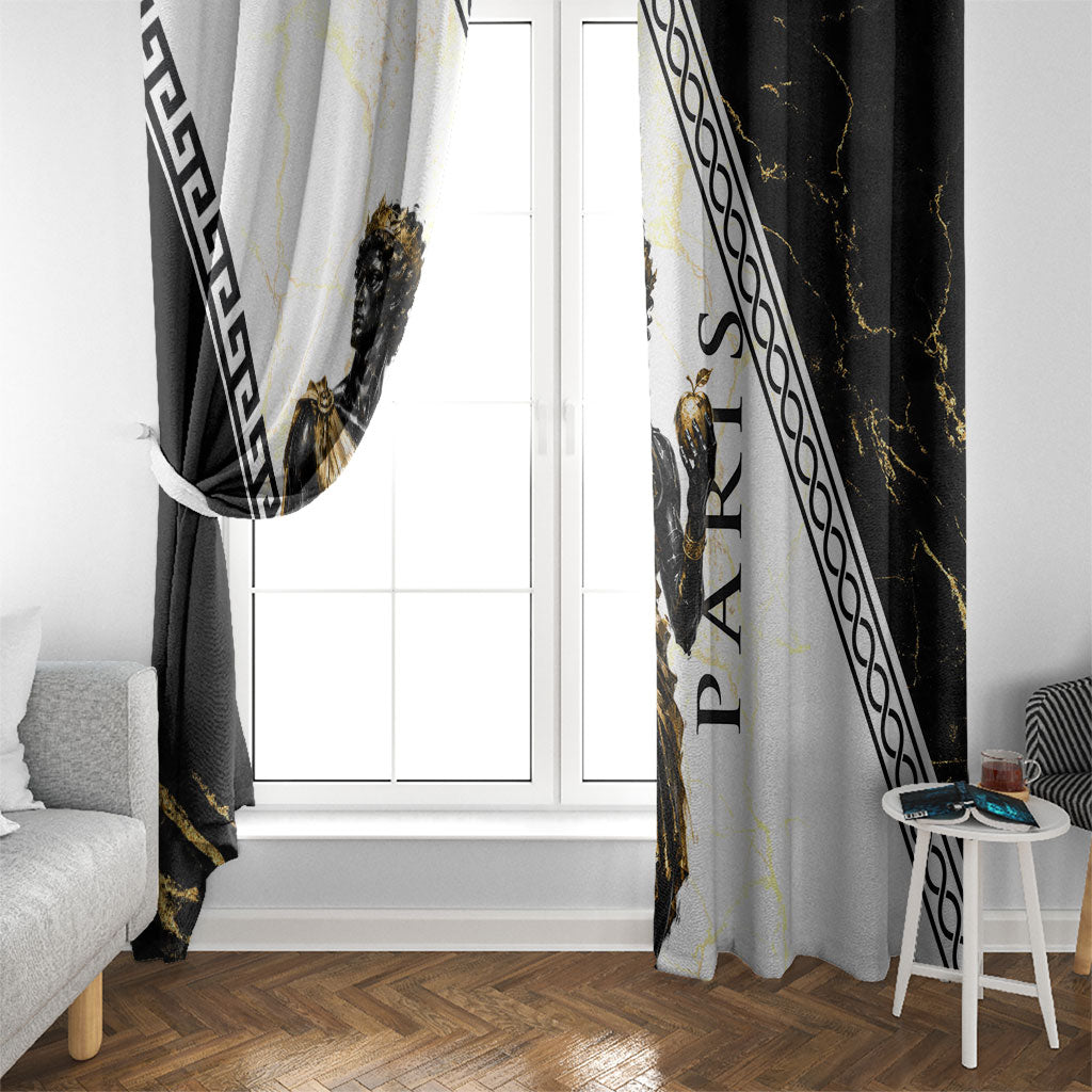 Paris Of Troy Window Curtain Golden Apple Ancient Greek Mythology