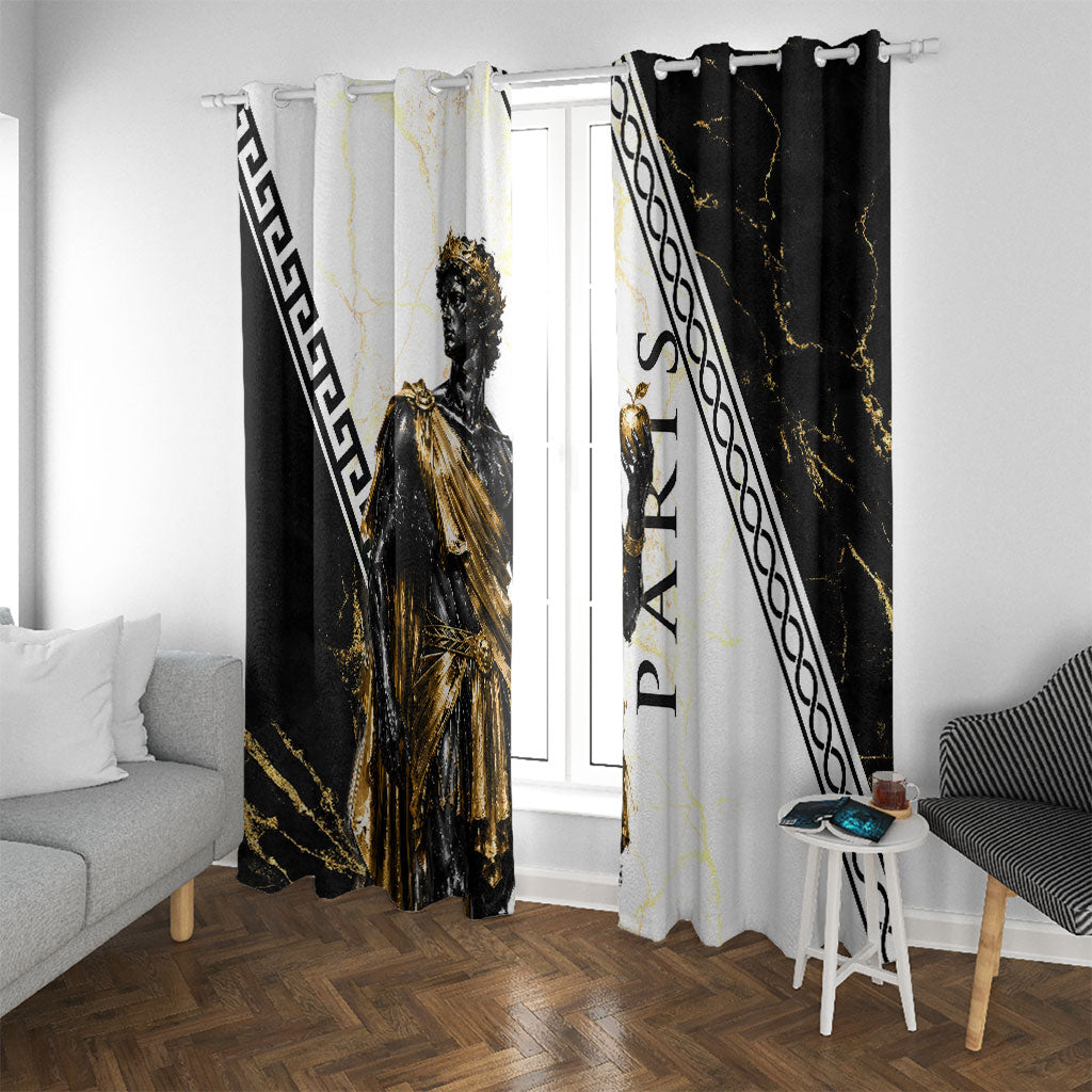 Paris Of Troy Window Curtain Golden Apple Ancient Greek Mythology