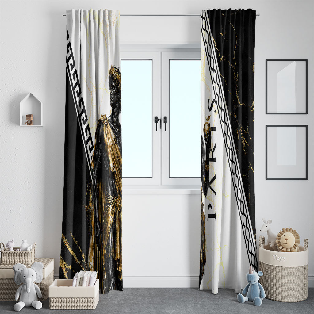 Paris Of Troy Window Curtain Golden Apple Ancient Greek Mythology