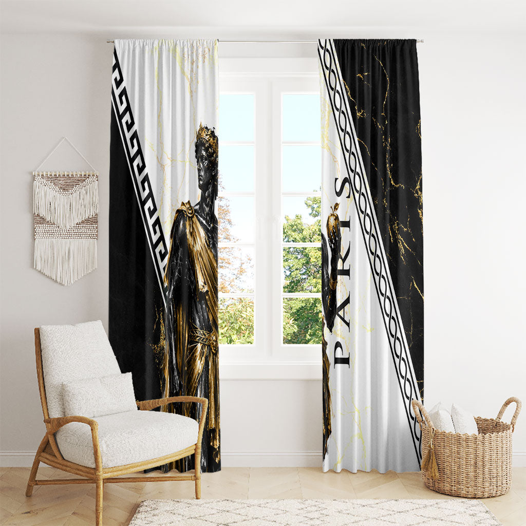 Paris Of Troy Window Curtain Golden Apple Ancient Greek Mythology