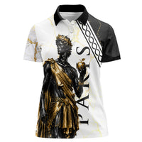 Paris Of Troy Women Polo Shirt Golden Apple Ancient Greek Mythology