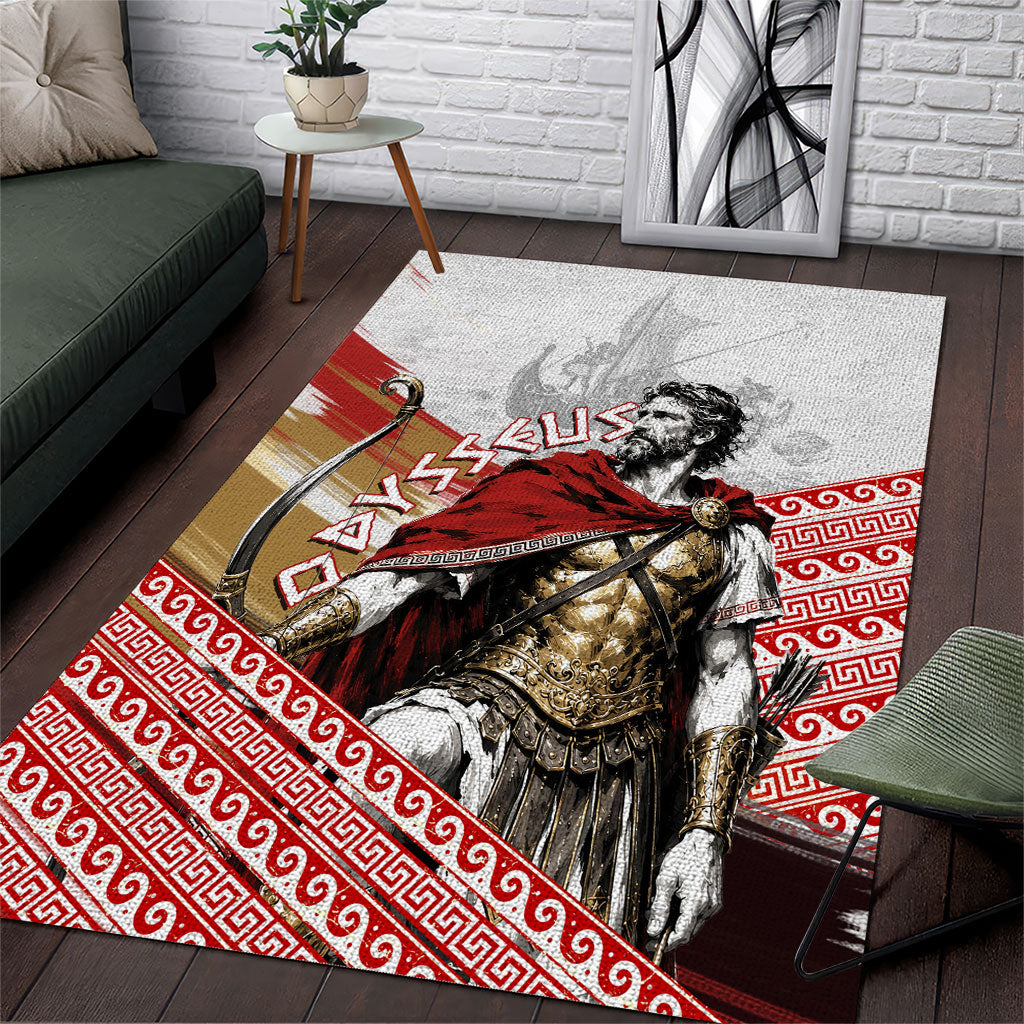 Odysseus Area Rug King Of Ithaca - Ancient Greek Mythology
