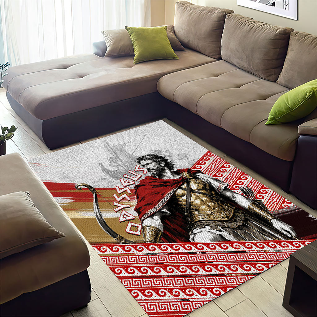 Odysseus Area Rug King Of Ithaca - Ancient Greek Mythology