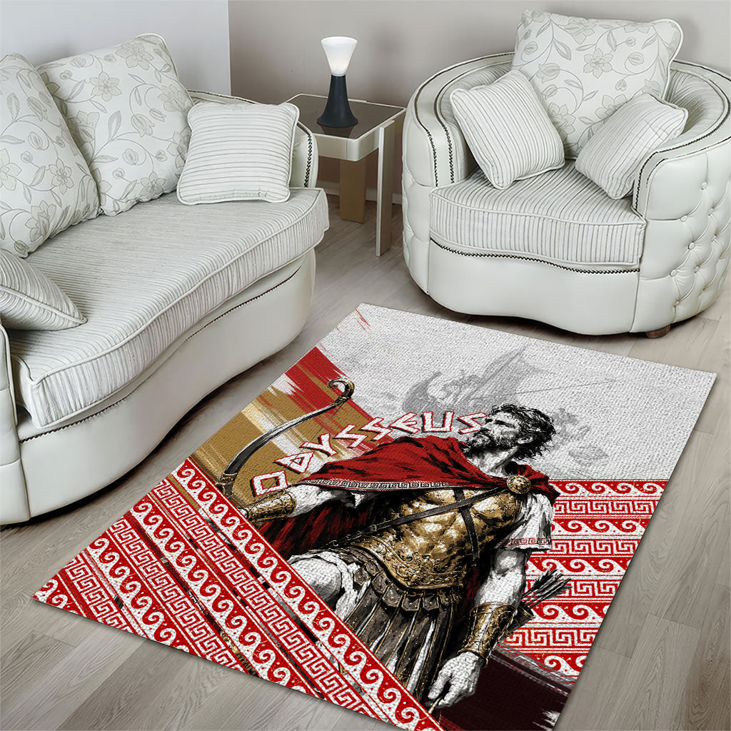 Odysseus Area Rug King Of Ithaca - Ancient Greek Mythology