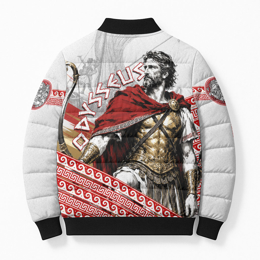 Odysseus Bomber Puffer Jacket King Of Ithaca - Ancient Greek Mythology