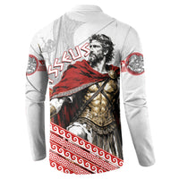 Odysseus Button Sweatshirt King Of Ithaca - Ancient Greek Mythology