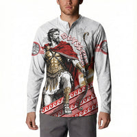 Odysseus Button Sweatshirt King Of Ithaca - Ancient Greek Mythology
