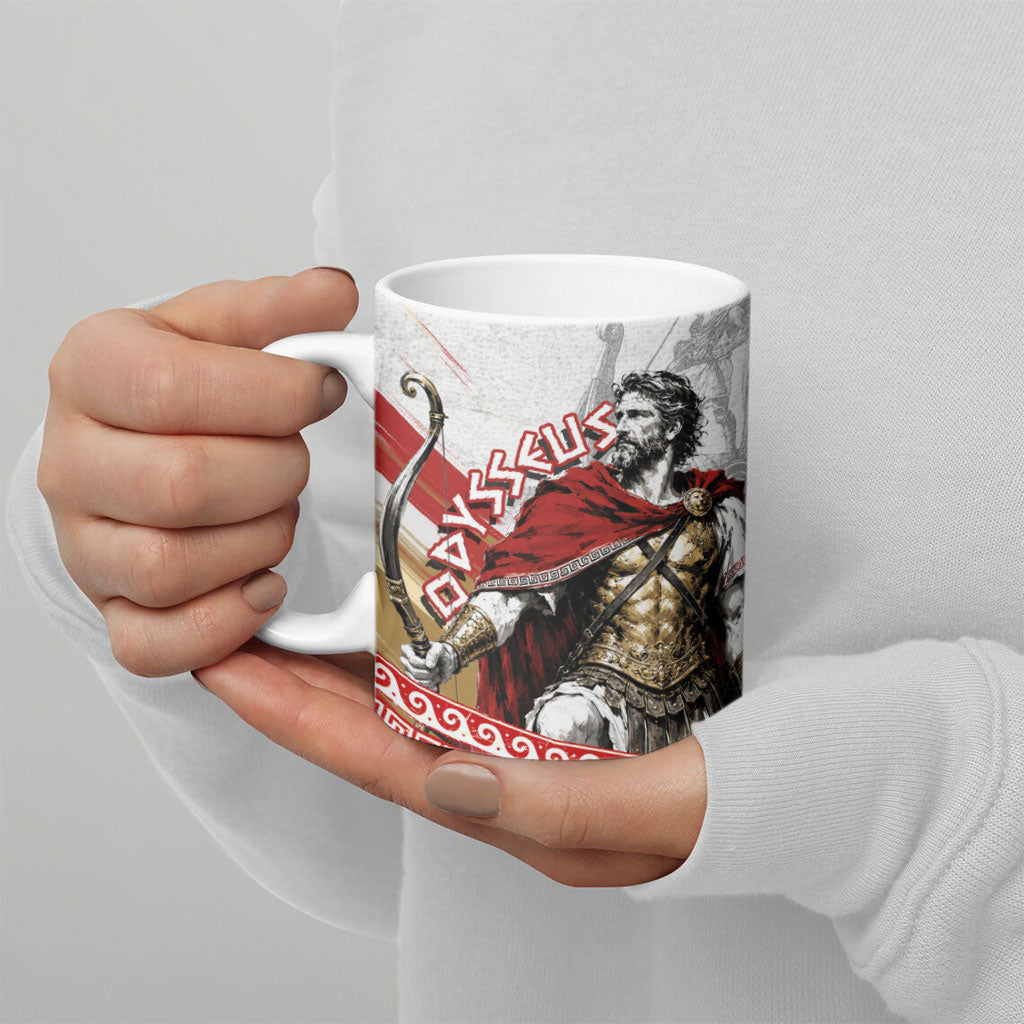 Odysseus Ceramic Mug King Of Ithaca - Ancient Greek Mythology