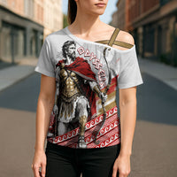 Odysseus Cross Shoulder Shirt King Of Ithaca - Ancient Greek Mythology