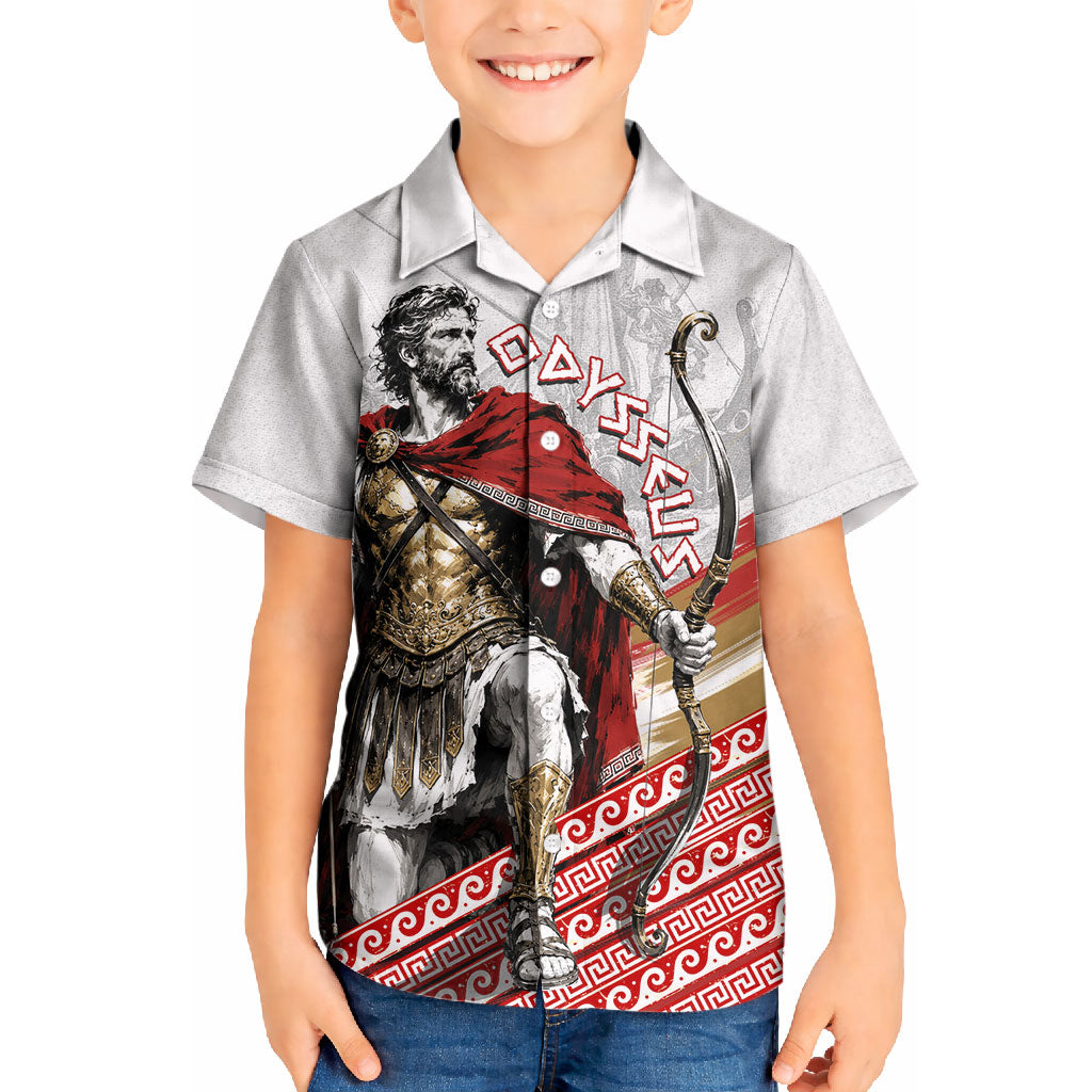 Odysseus Kid Hawaiian Shirt King Of Ithaca - Ancient Greek Mythology
