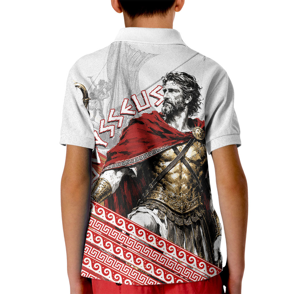 Odysseus Kid Polo Shirt King Of Ithaca - Ancient Greek Mythology