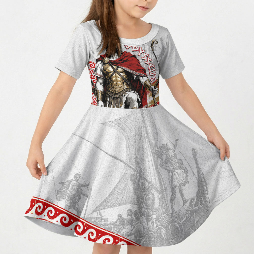 Odysseus Kid Short Sleeve Dress King Of Ithaca - Ancient Greek Mythology