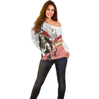 Odysseus Off Shoulder Sweater King Of Ithaca - Ancient Greek Mythology
