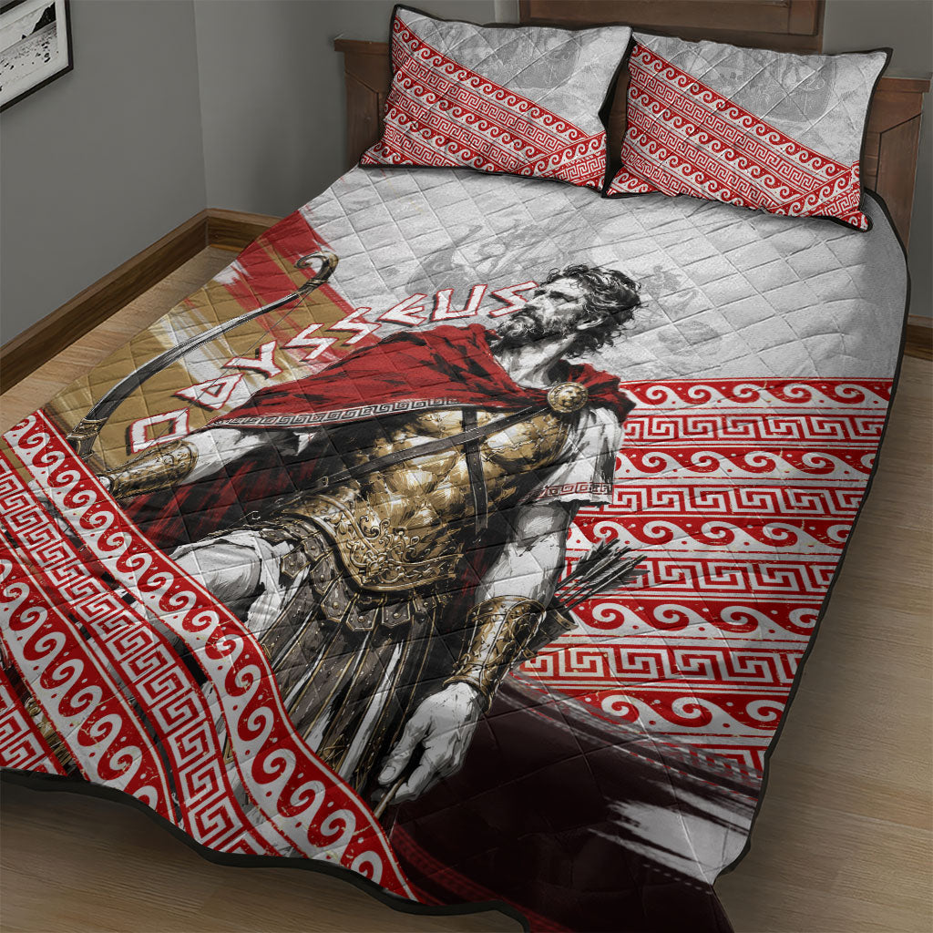 Odysseus Quilt Bed Set King Of Ithaca - Ancient Greek Mythology