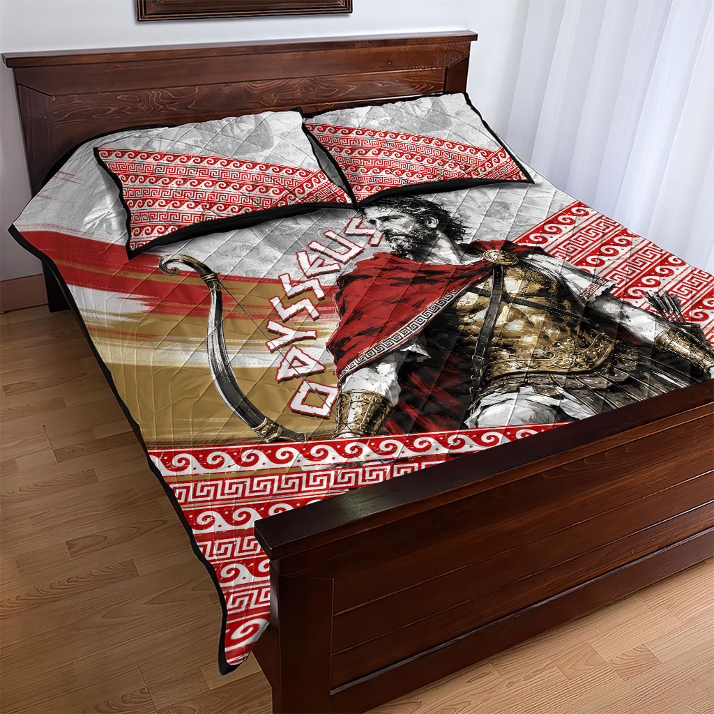 Odysseus Quilt Bed Set King Of Ithaca - Ancient Greek Mythology