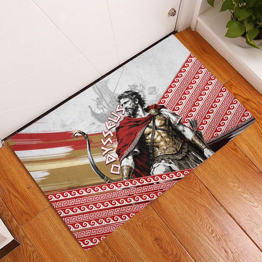 Odysseus Rubber Doormat King Of Ithaca - Ancient Greek Mythology