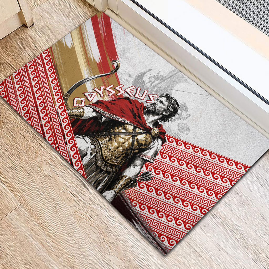 Odysseus Rubber Doormat King Of Ithaca - Ancient Greek Mythology