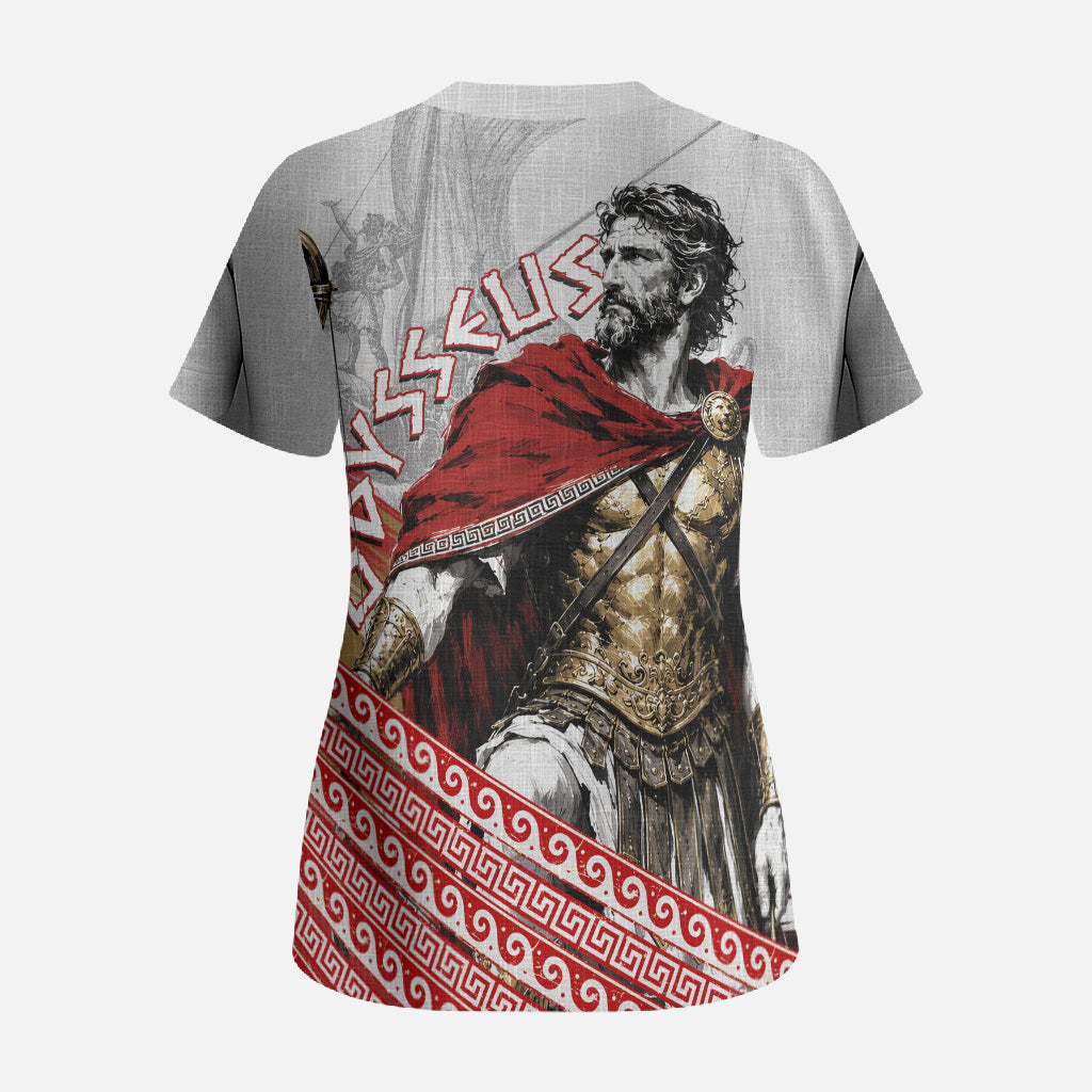 Odysseus Scrub Top King Of Ithaca - Ancient Greek Mythology