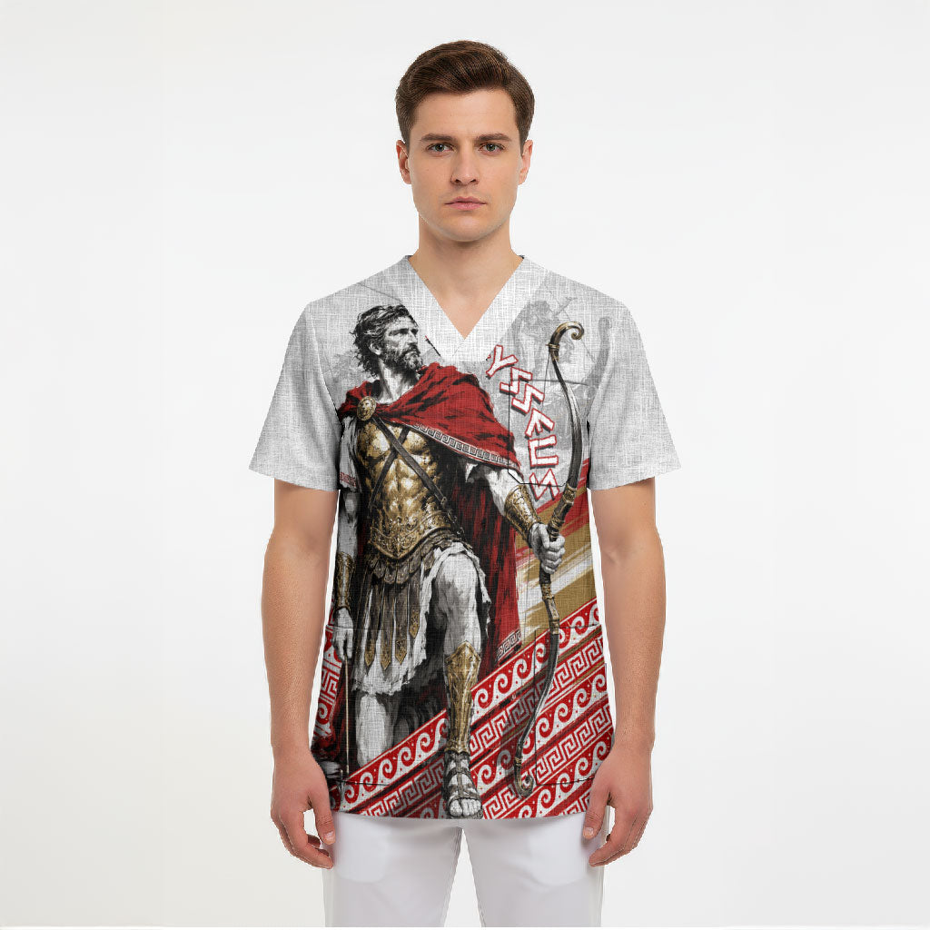 Odysseus Scrub Top King Of Ithaca - Ancient Greek Mythology