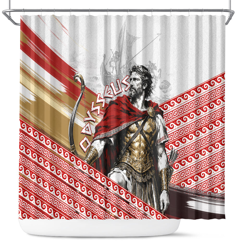 Odysseus Shower Curtain King Of Ithaca - Ancient Greek Mythology