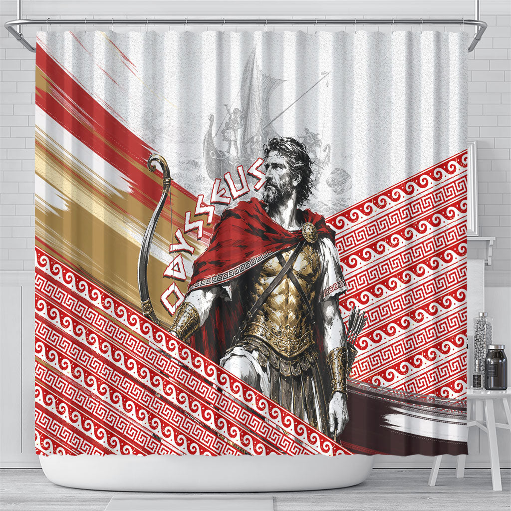 Odysseus Shower Curtain King Of Ithaca - Ancient Greek Mythology