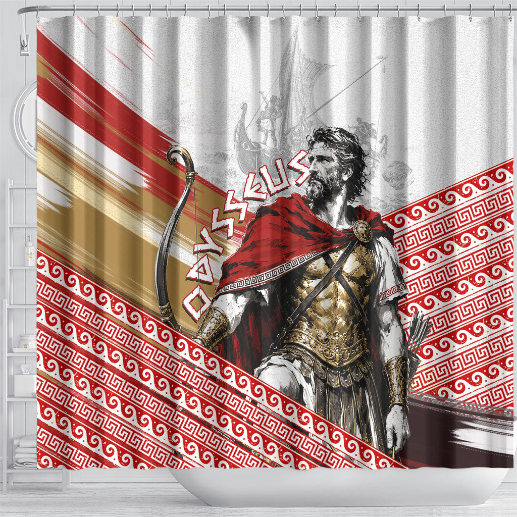 Odysseus Shower Curtain King Of Ithaca - Ancient Greek Mythology