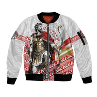Odysseus Sleeve Zip Bomber Jacket King Of Ithaca - Ancient Greek Mythology