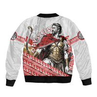 Odysseus Sleeve Zip Bomber Jacket King Of Ithaca - Ancient Greek Mythology