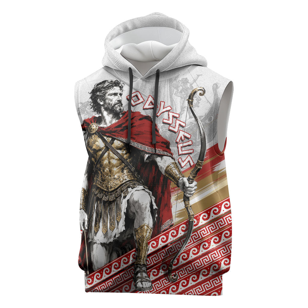 Odysseus Sleeveless Hoodie King Of Ithaca - Ancient Greek Mythology