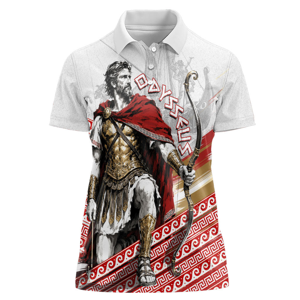 Odysseus Women Polo Shirt King Of Ithaca - Ancient Greek Mythology