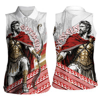 Odysseus Women Sleeveless Polo Shirt King Of Ithaca - Ancient Greek Mythology
