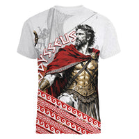 Odysseus Women V-Neck T-Shirt King Of Ithaca - Ancient Greek Mythology